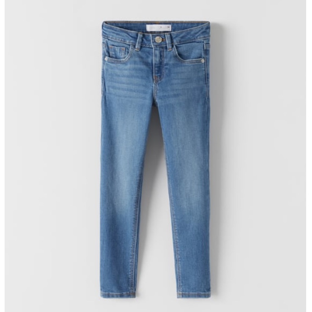 Zara girls size 6 stretchy skinny jeans